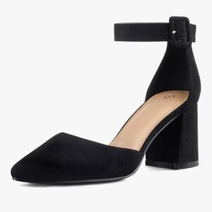 Pointed Toe Heels With Ankle Strap
